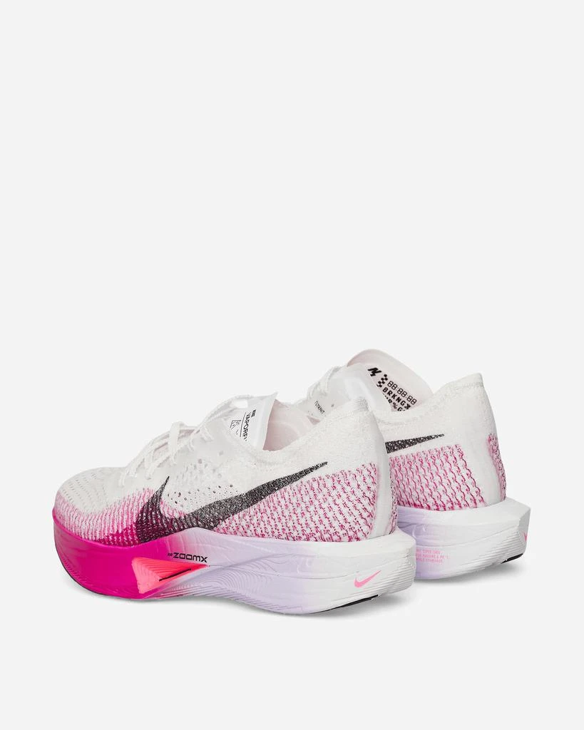 NIKE Women's Vaporfly 3 Sneakers White / Purple Agate / Vivid Grape / Black 5