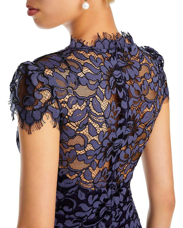 knee length dresses for ladies Eliza J Coral Eyelet Lace Sleeveless Shift Dress main image 1