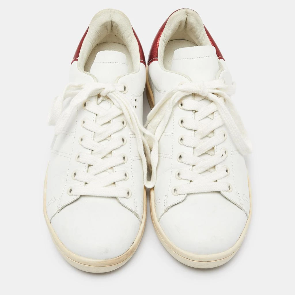Isabel Marant Isabel Marant White Leather Etoile Bart Low-Top Sneakers Size 39 3