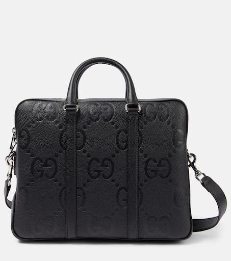 Gucci Jumbo GG leather briefcase 1
