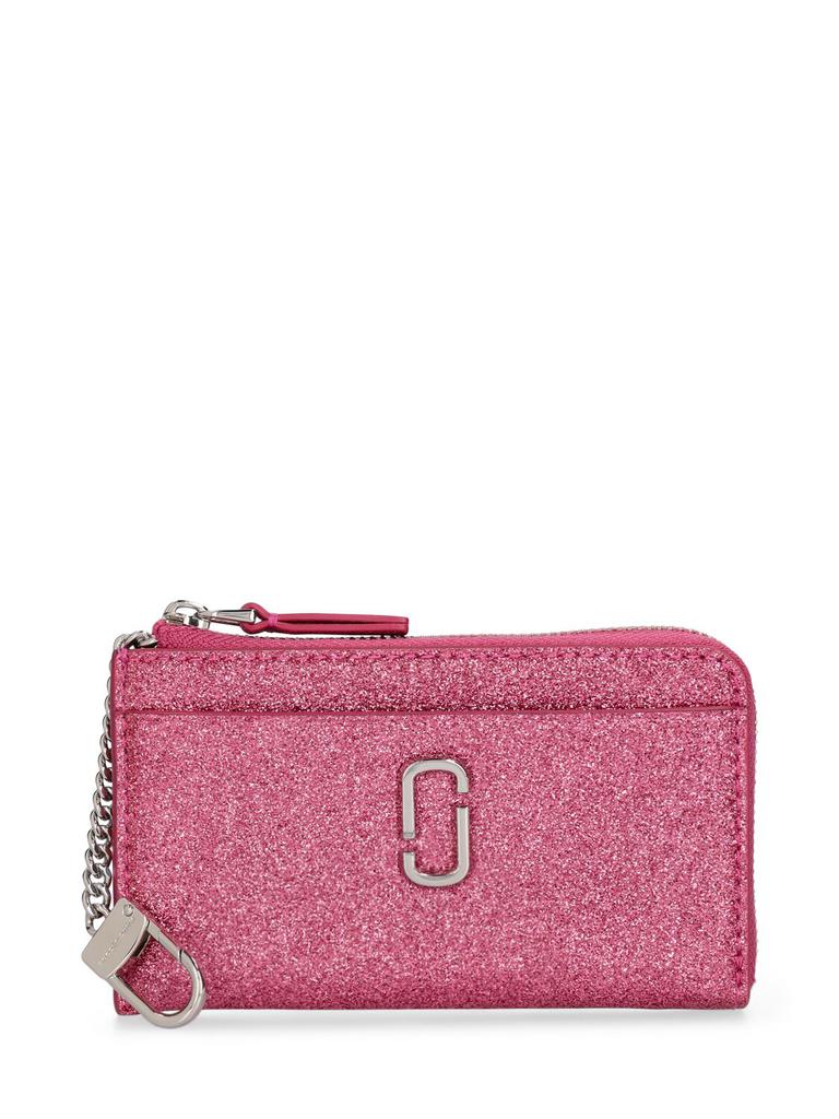 MARC JACOBS The Glitter Logo Leather Wallet