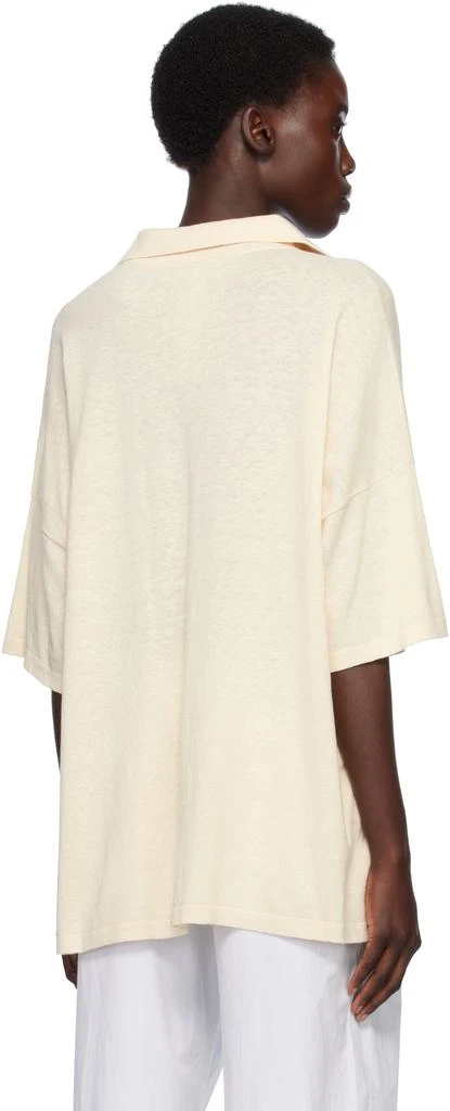 LAUREN MANOOGIAN Beige Oversize Polo 3