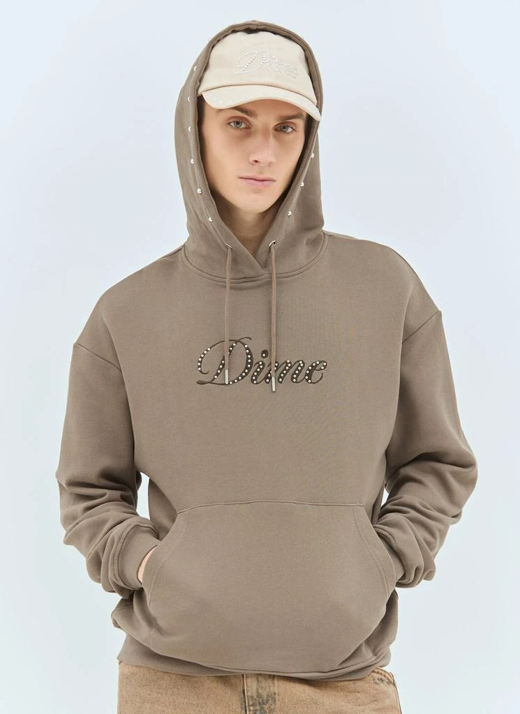 Dime Dime Frosted Cursive Logo Baseball Cap 2