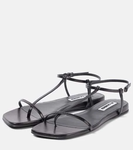 Jil Sander Leather thong sandals 4