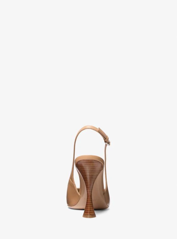 Michael Kors Isabella Leather Slingback Pump 3