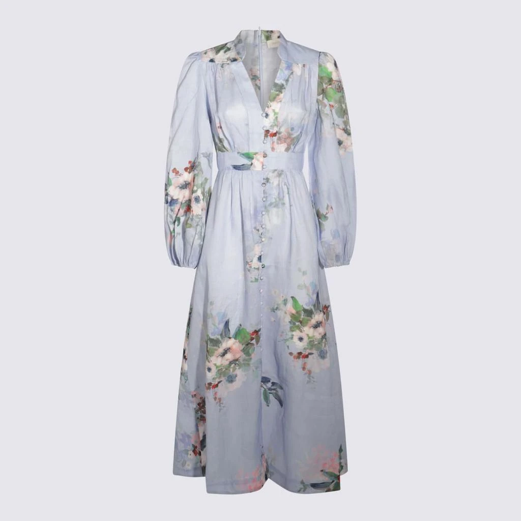 Zimmermann Light Blue Linen Dress 2