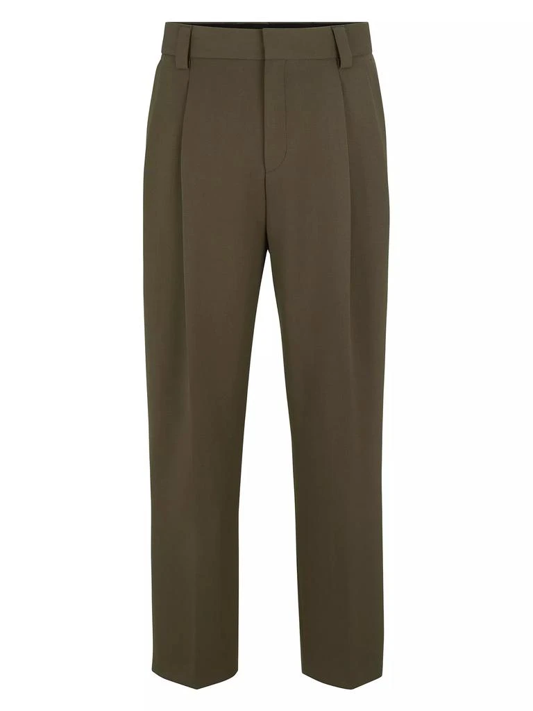Hugo Boss Tailored Trousers in a Stretch-Wool Blend 1