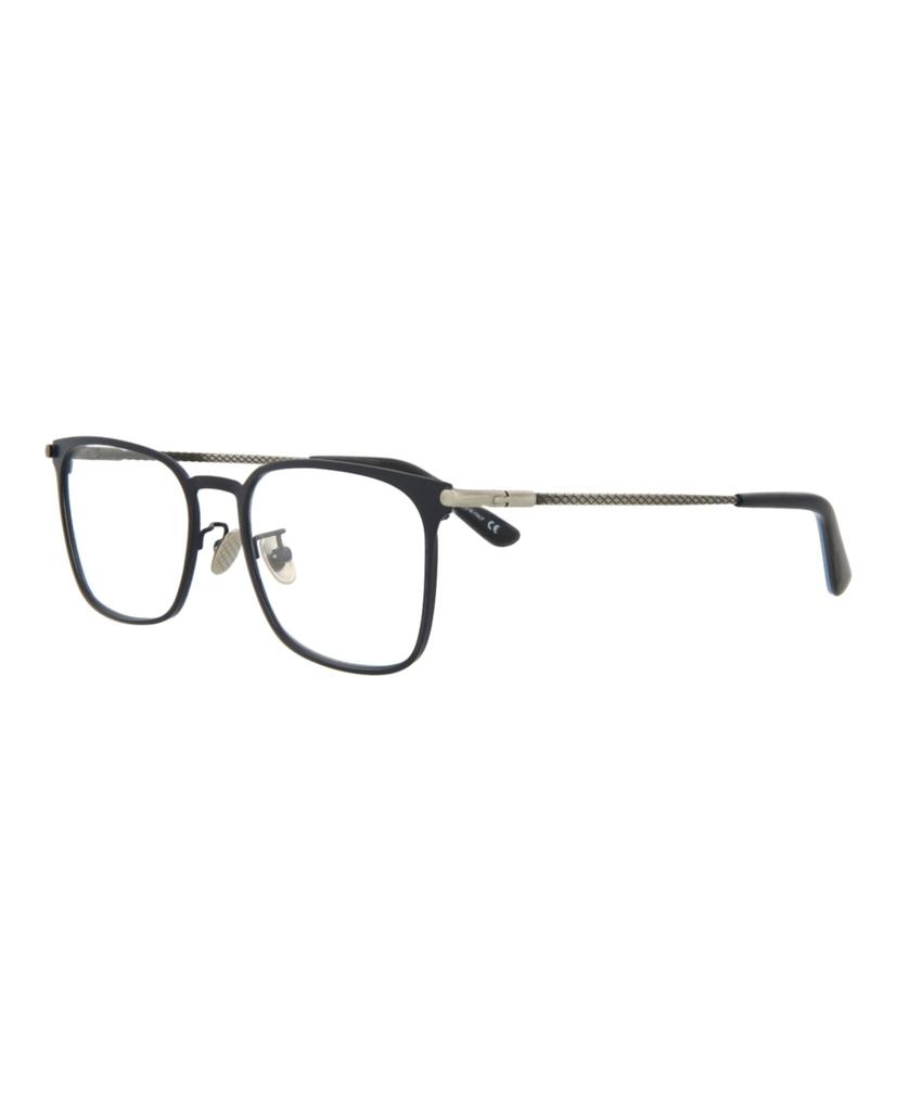 Bottega Veneta Square-Frame Metal Optical Frames