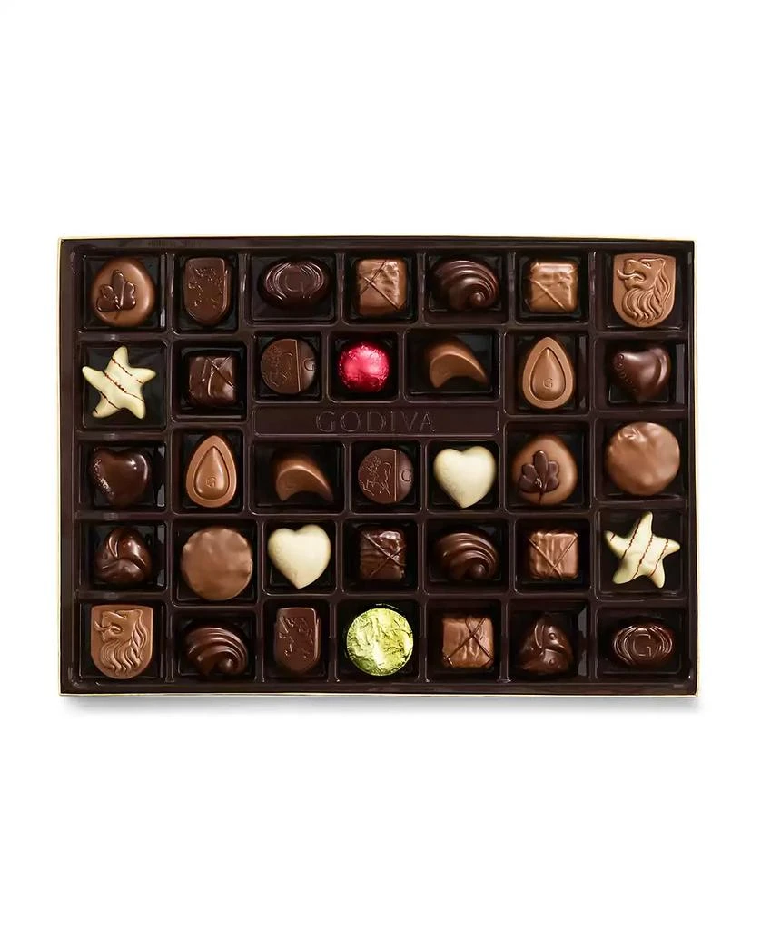 Godiva Chocolatier Assorted Chocolate Gold-Tone Gift Box, 72 Piece 3