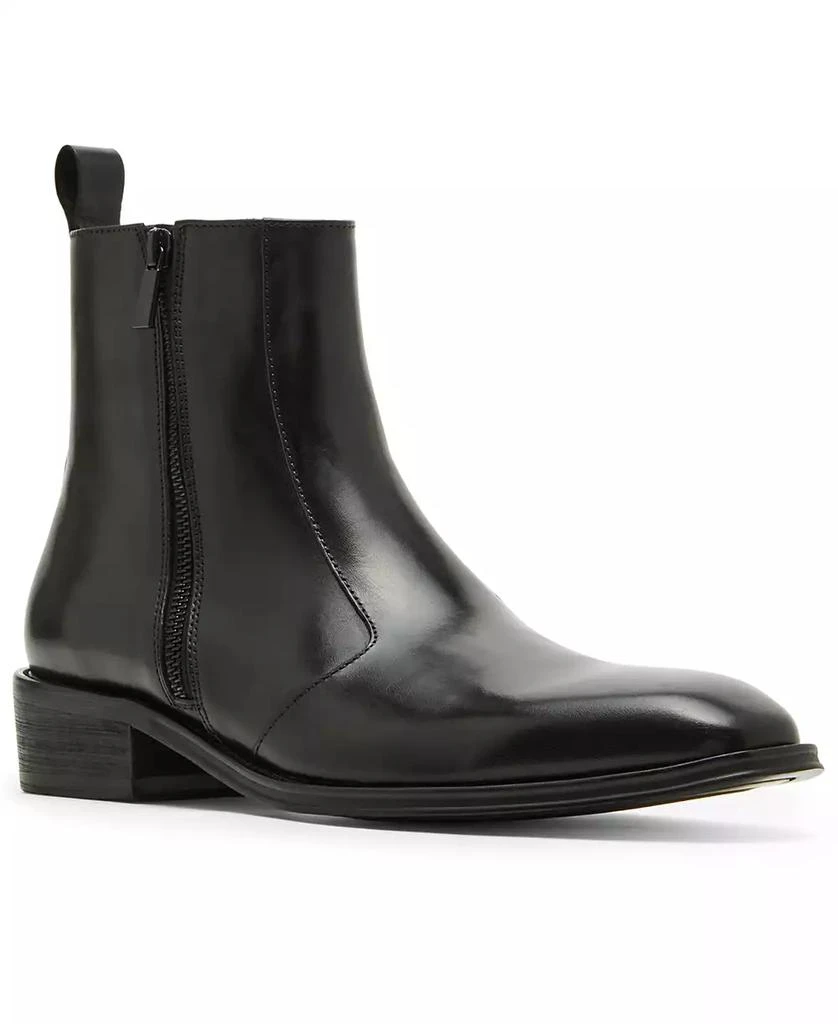 Steve Madden Men's Hyphen Side-Zip Leather Dress Boot 1