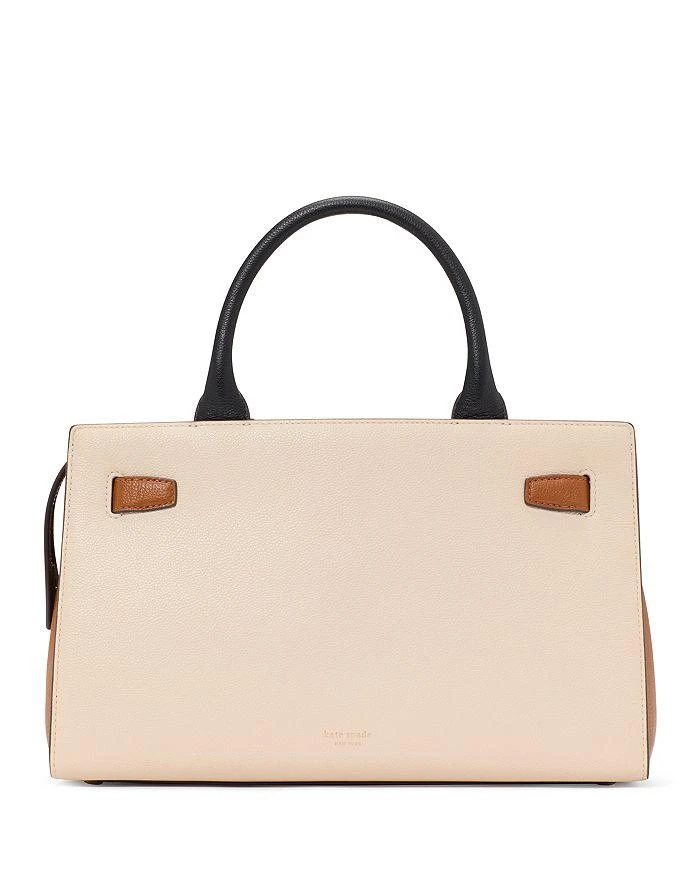 Kate Spade Deco Color Blocked Pebbled Leather Medium Satchel 4