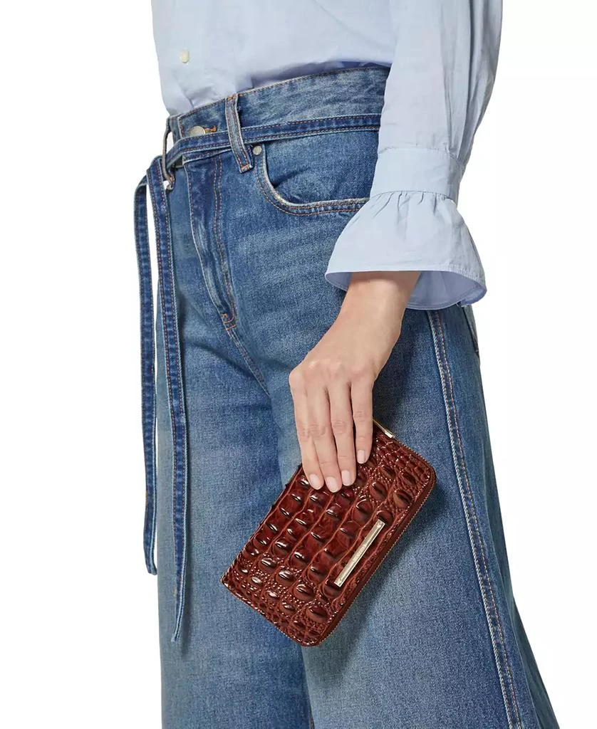 Brahmin Suri Denim Secour Leather Wallet 6