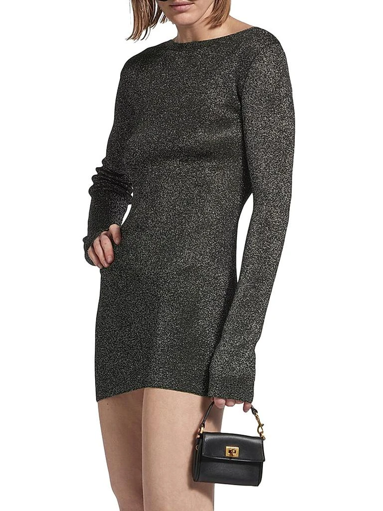 white mini sequin dress ARIEL SEQUIN CROCHET MINI DRESS IN WHITE – AKIRA