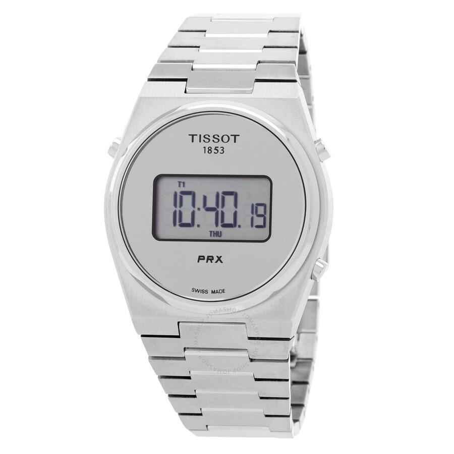 Tissot PRX Digital Quartz Silver Dial Men's Watch T1374631103000