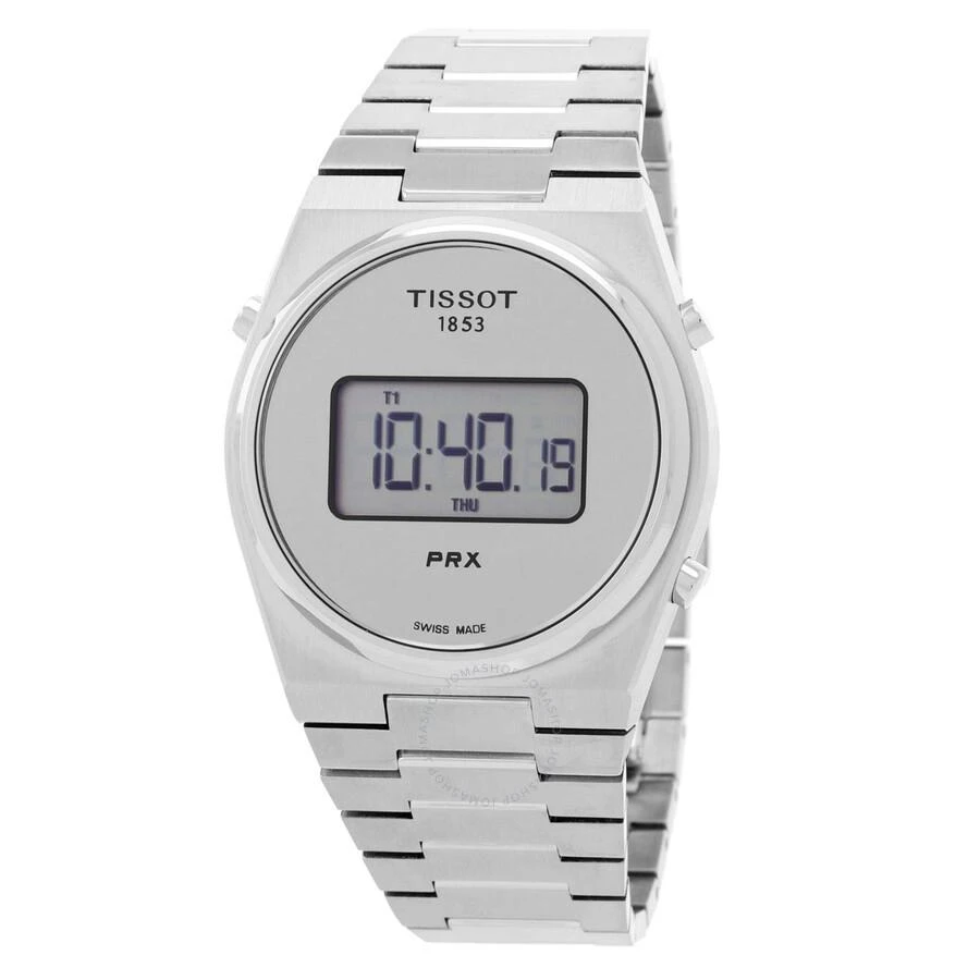 Tissot PRX Digital Quartz Silver Dial Men's Watch T1374631103000 1