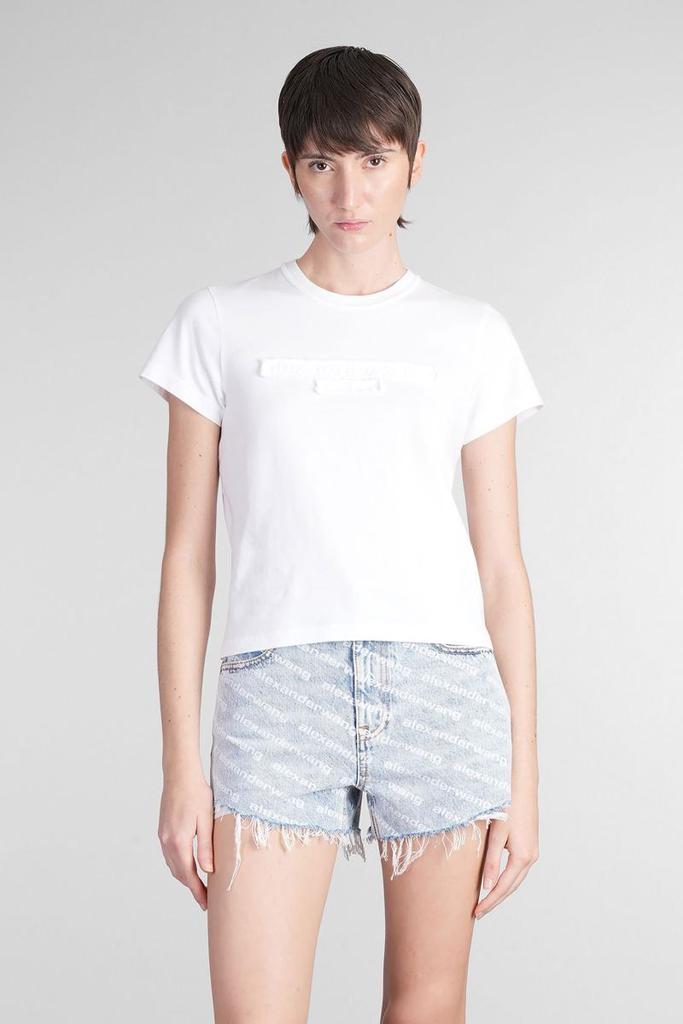 【送料&関税込】Alexander Wang Battery Print T-shirt Alexander Wang Alexander Wang Unisex Battery Logo-Print