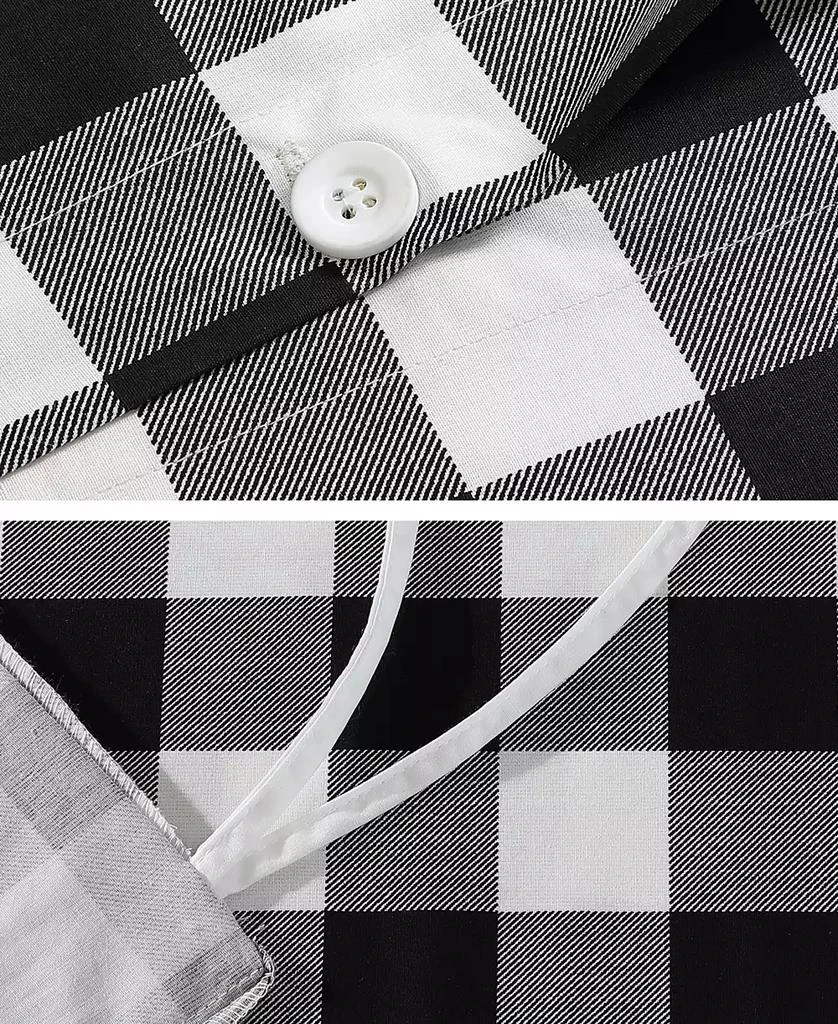 Eddie Bauer Mountain Plaid Cotton Reversible 3 Piece Duvet Cover Set 9