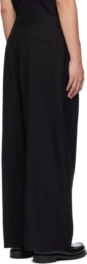 Studio Nicholson Black Pull Wool Trousers 3