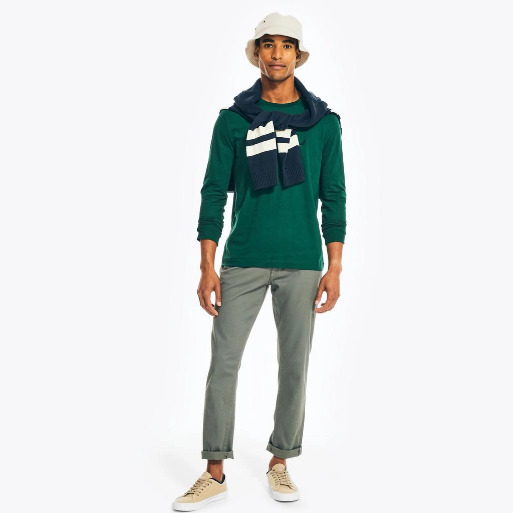 Nautica Mens Crewneck Long-Sleeve T-Shirt 6