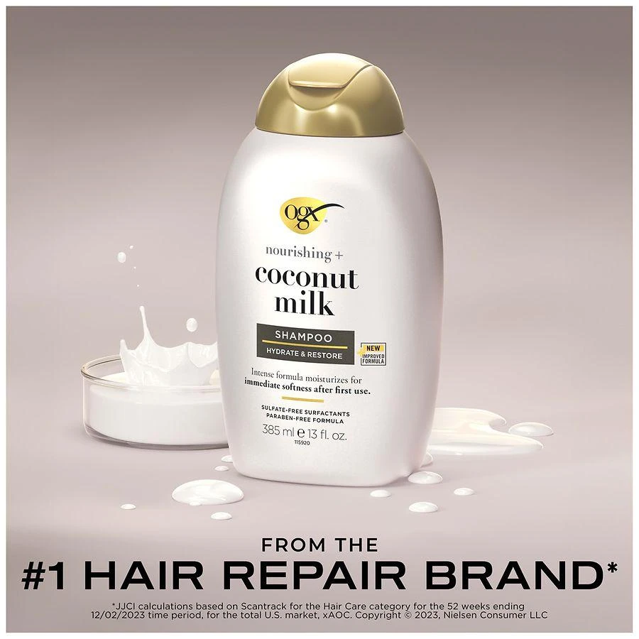 OGX Nourishing + Coconut Milk Moisturizing Shampoo 5
