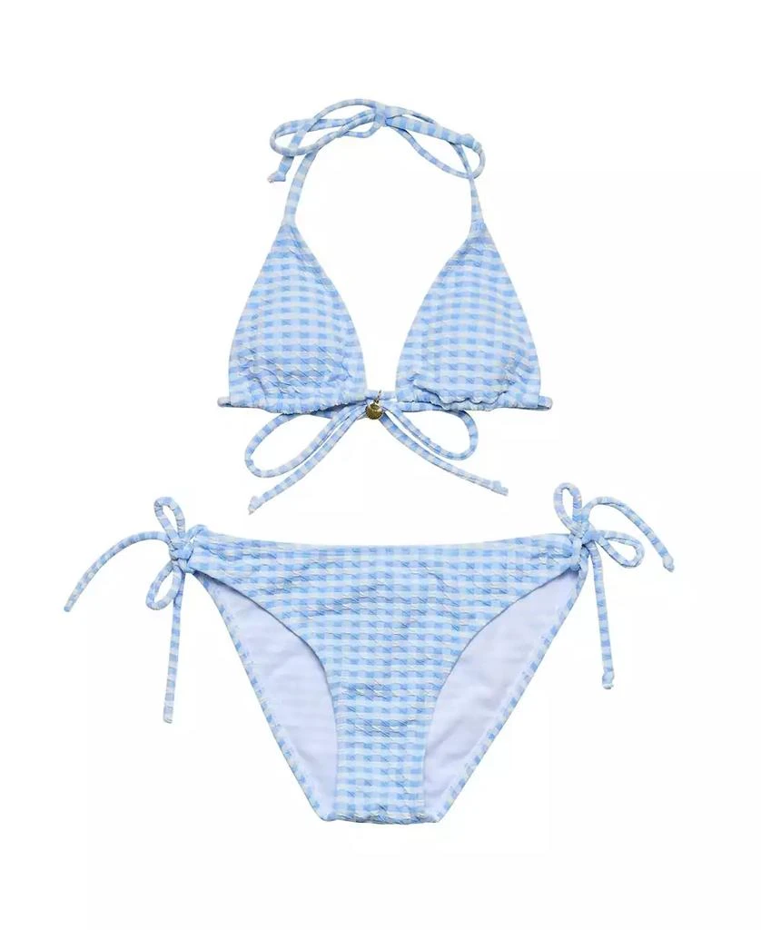 Snapper Rock Big Girls Seaside Gingham Teen Triangle Bikini