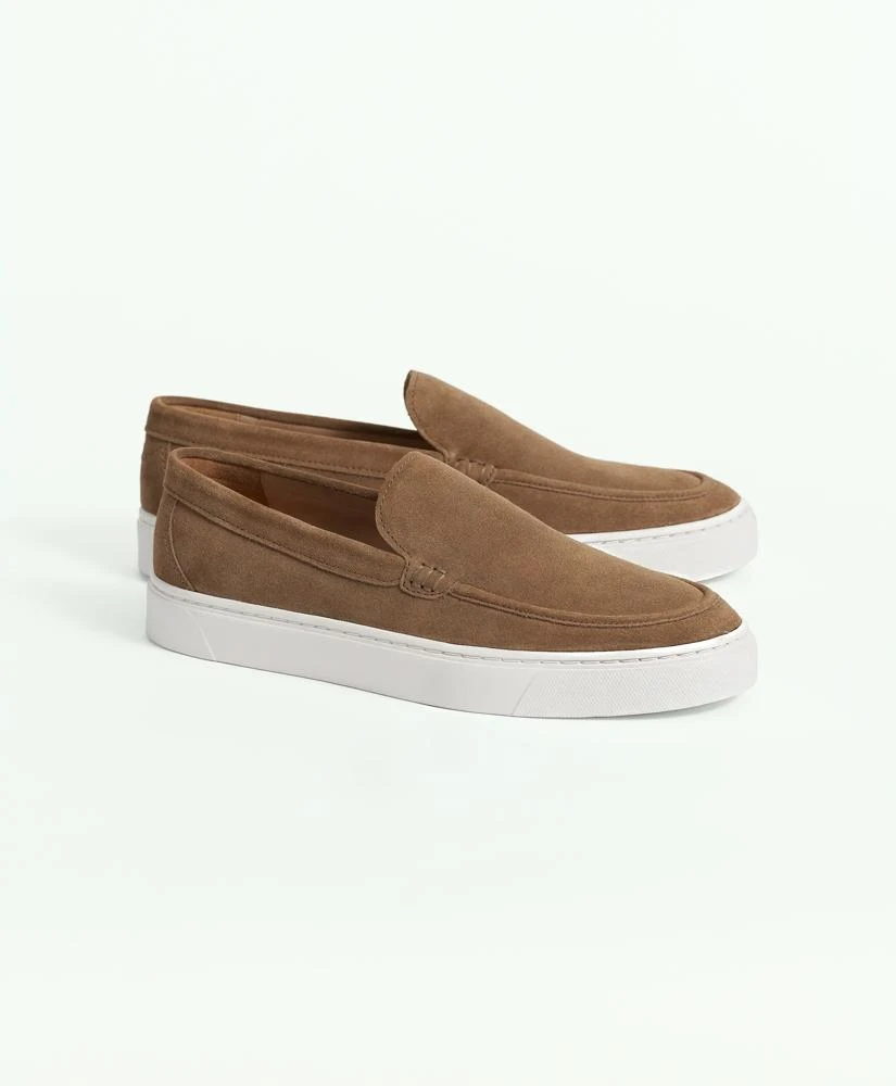 Brooks Brothers Hampton Suede Slip-On Sneakers 1