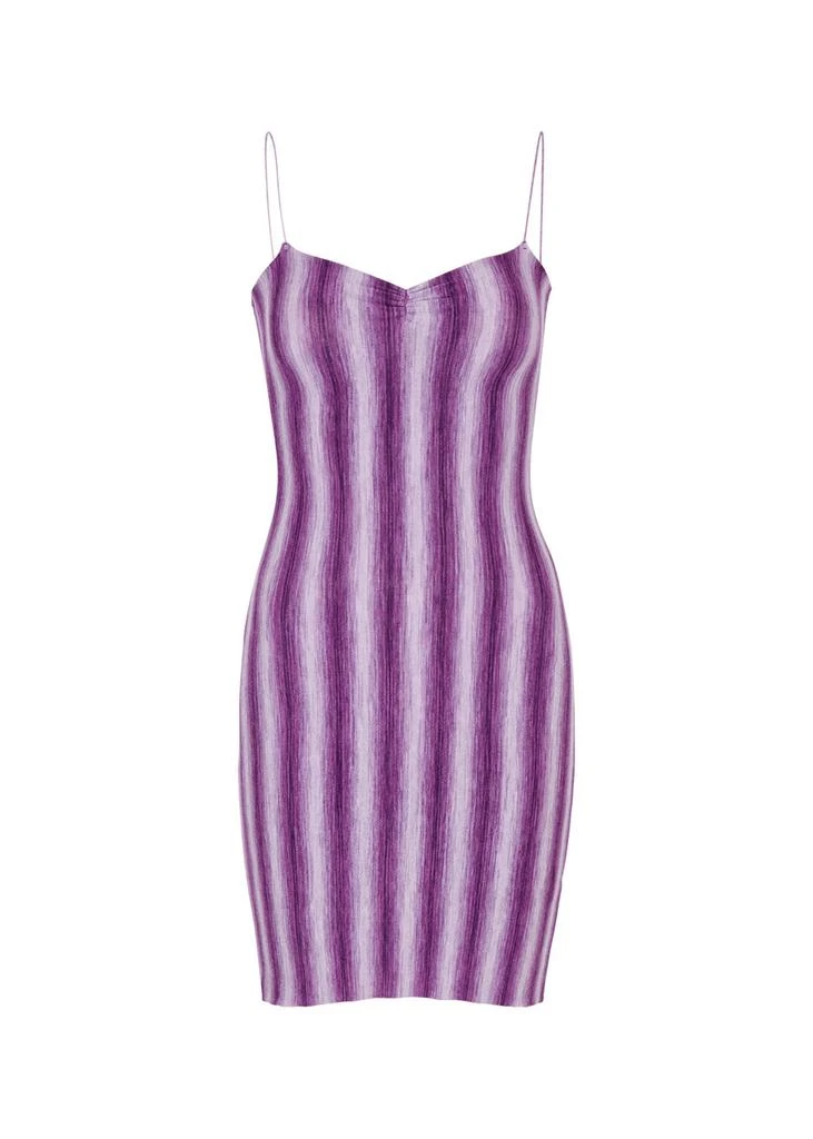 Gimaguas Simi striped stretch-knit mini dress 1