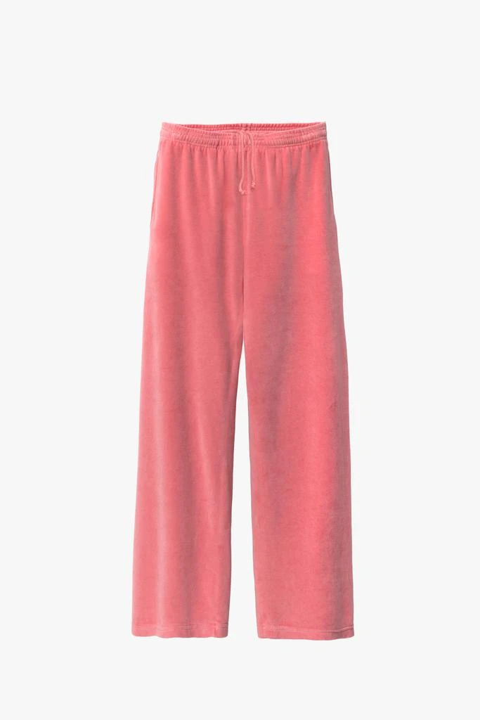 Los Angeles Apparel VLR315GD - Garment Dye Velour Lounge Pant 16
