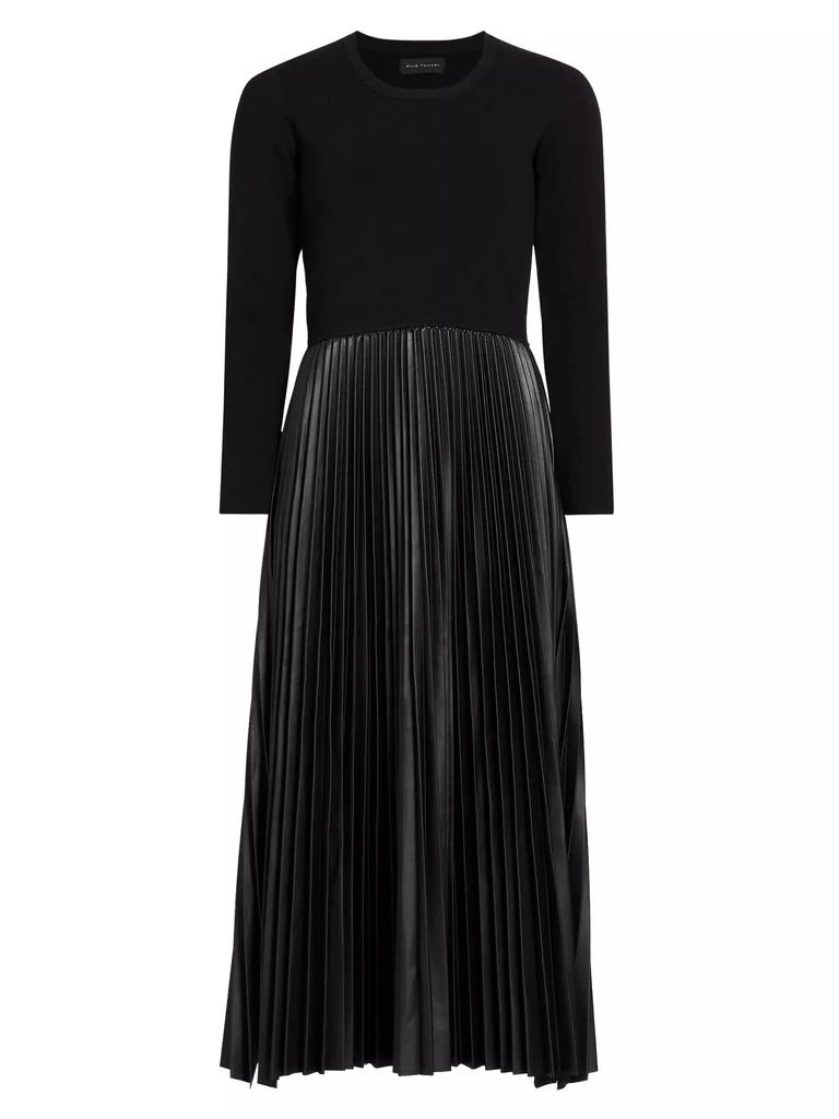 Tahari Amalia Mixed Media Sweater Dress 1