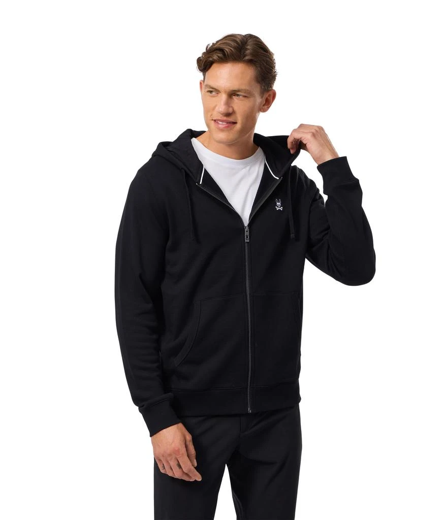 Psycho Bunny Levy Essential Zip Fleece Hoodie 1