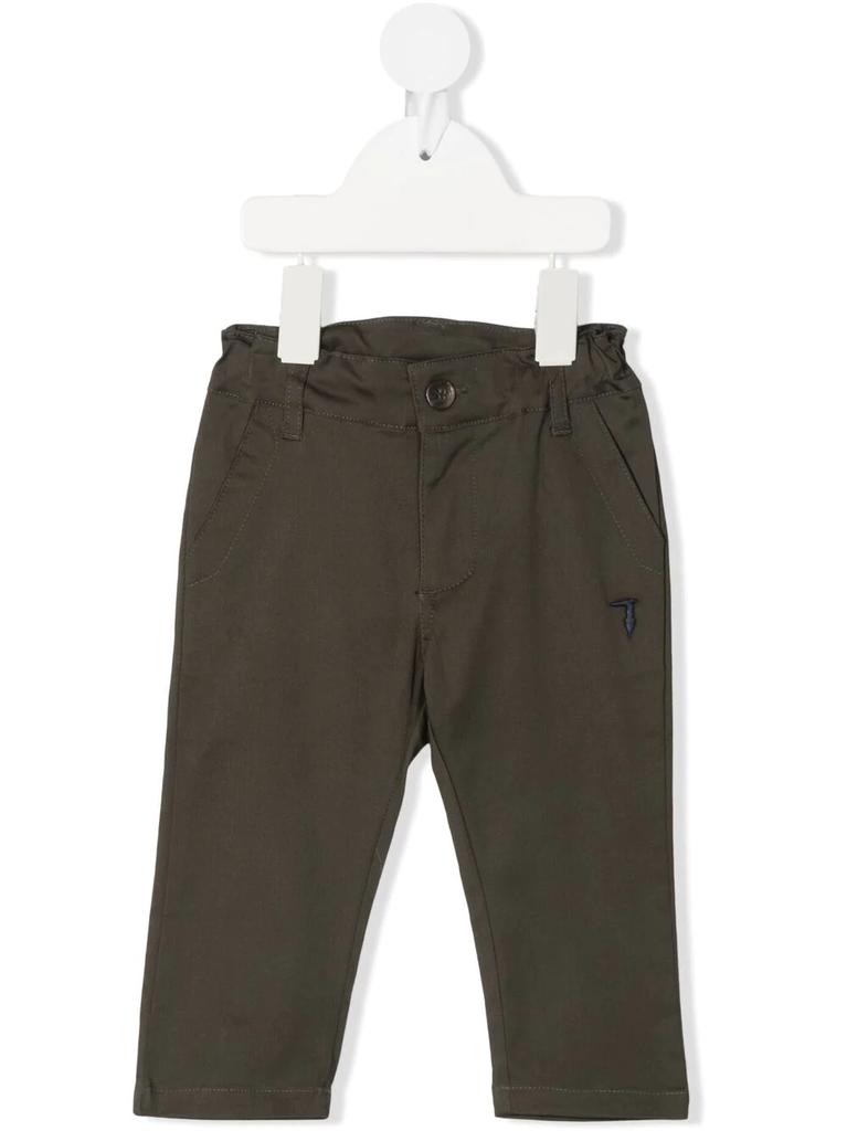 TRUSSARDI JUNIOR straight-leg chinos - kids