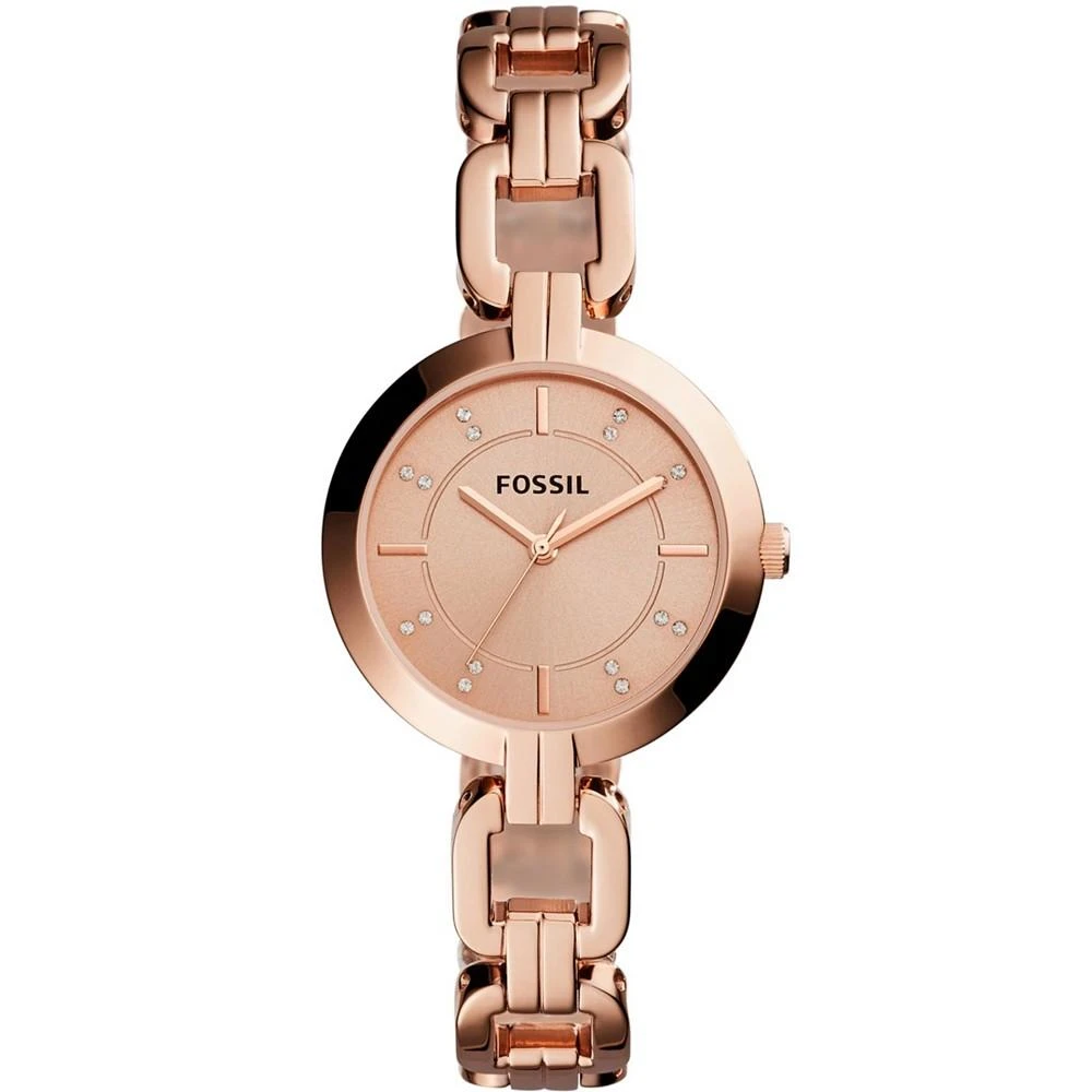 Fossil Women's Kerrigan Three Hand Rose Gold Stainless Steel Watch 32mm 1