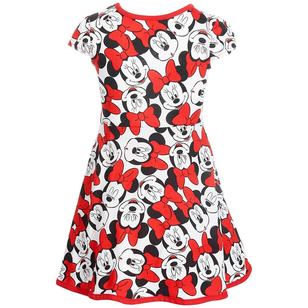 Disney Little Girls Self Tie Ribbon Belt Minnie Mouse Dress 6