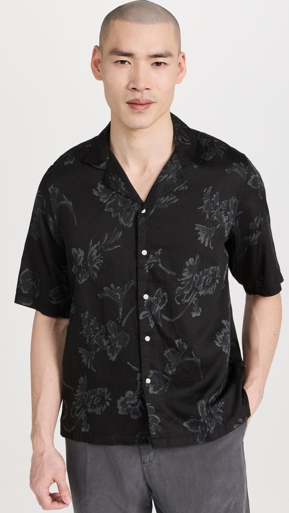 Officine Generale Eren Flower Print Shirt