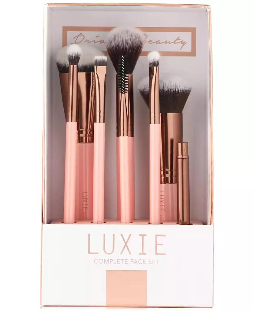 LUXIE 8-Pc. Rose Gold Complete Face Brush Set 3