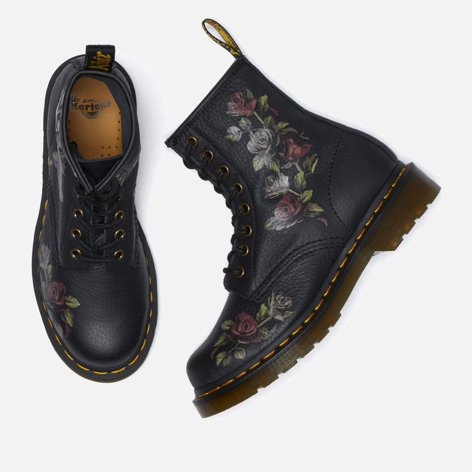 undefined DR. MARTENS WOMEN'S 1460 DECAYED ROSES LEATHER BOOTS 3