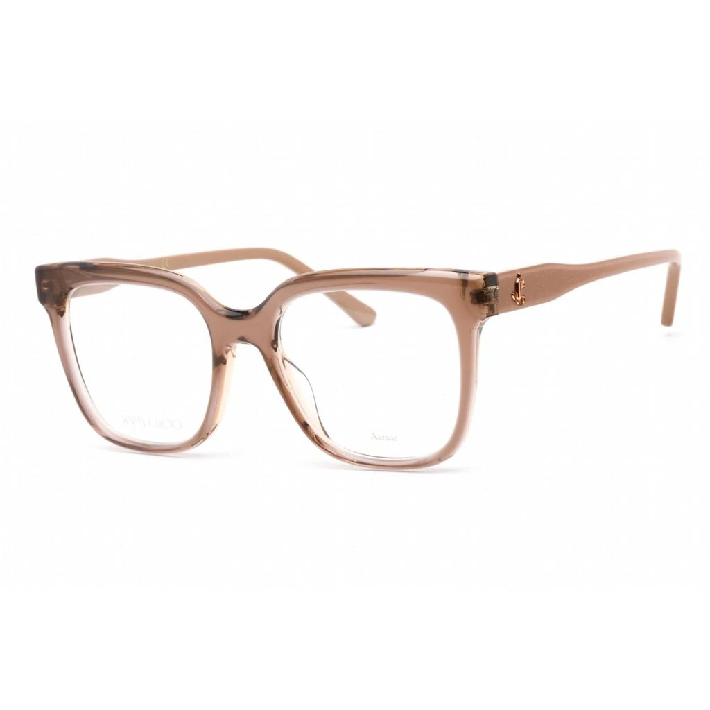 Jimmy Choo Jimmy Choo Men's Eyeglasses - Full Rim Square Nude Plastic Frame | JC315/G 0FWM 00 1