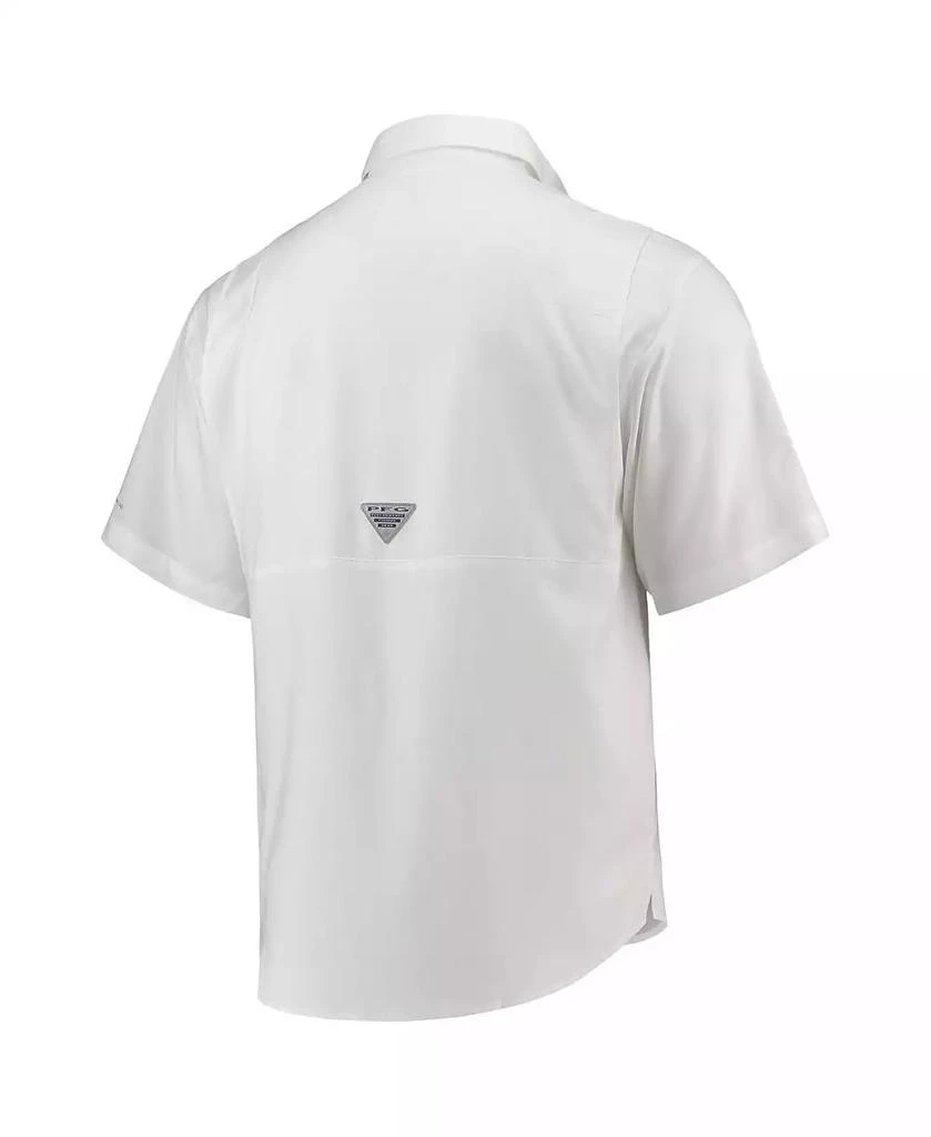 Columbia Men's PFG  White Dallas Cowboys Tamiami Omni-Shade Button-Down Shirt 3