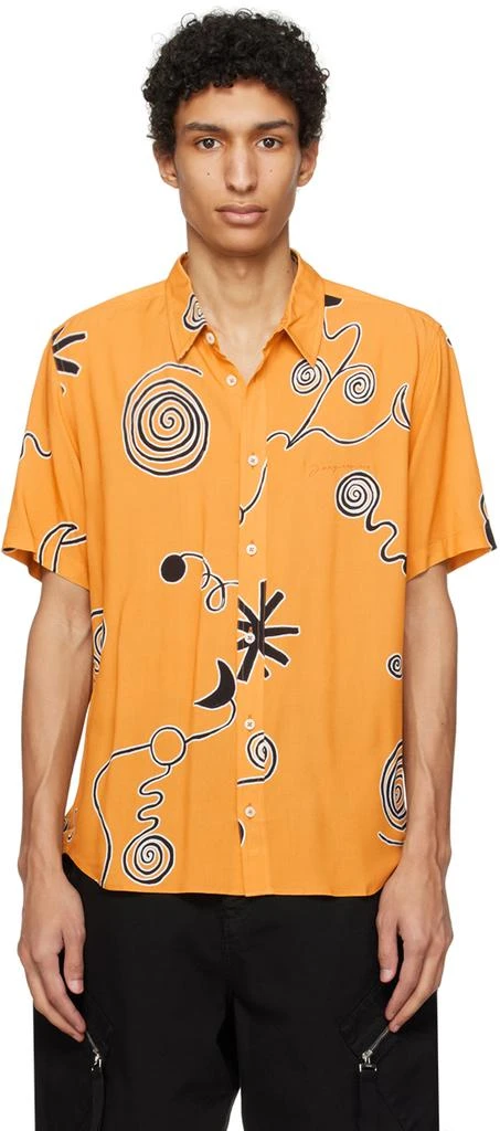 Jacquemus Yellow Les Sculptures 
La chemise Melo
 Shirt