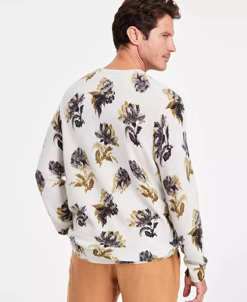 Club Room Men's Harrison Regular-Fit Floral Cashmere Sweater, Created for Macy's 4