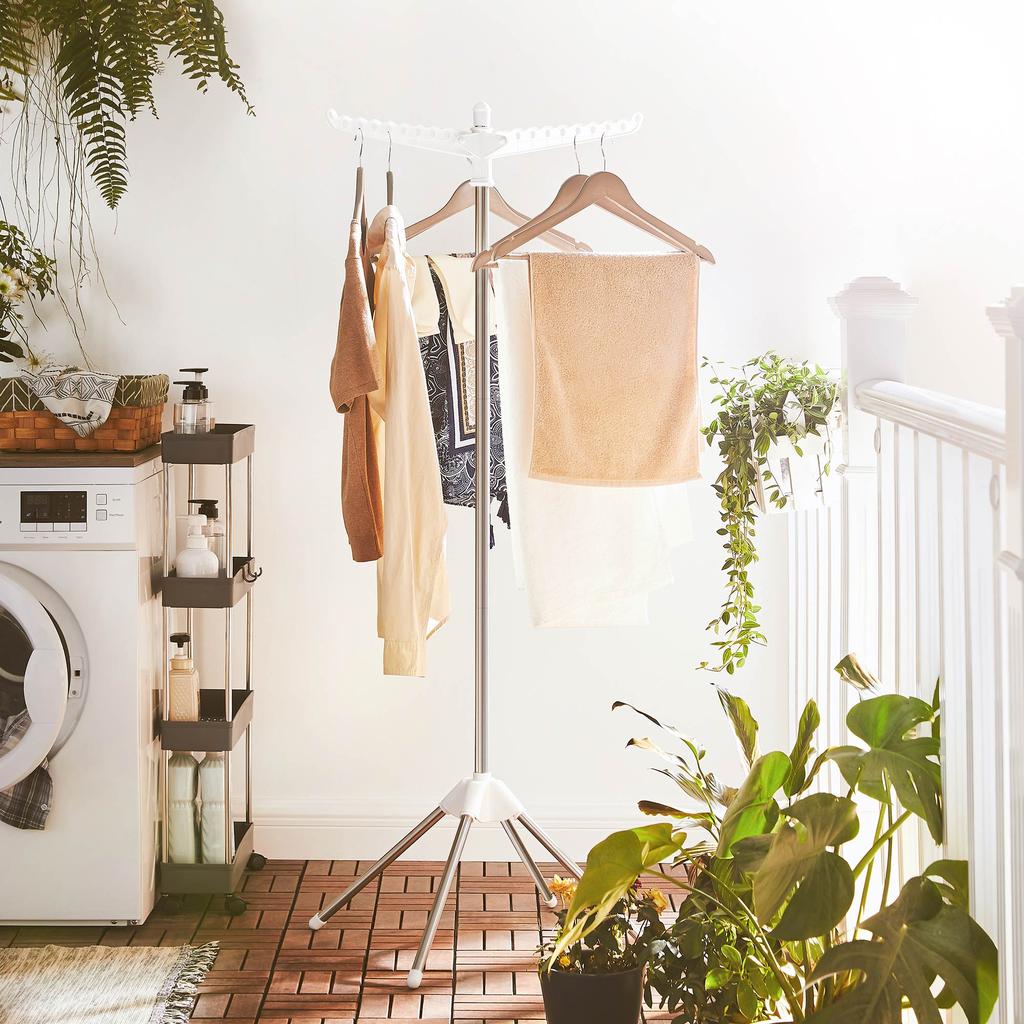 BreeBe 59-Inch High Folding Clothes Drying Rack