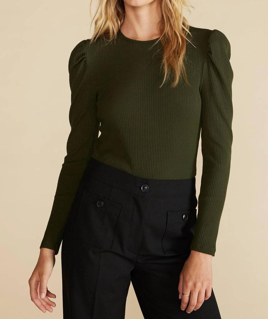 Amour Vert Reine Top In Olive