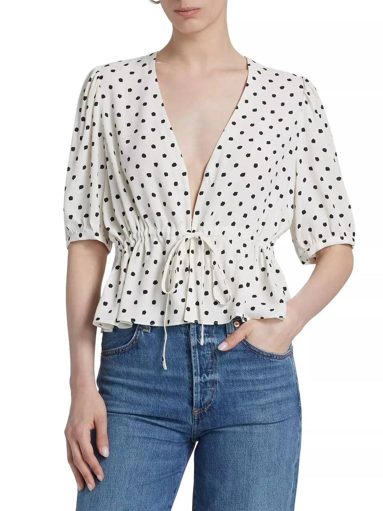 Jenni Kayne Sawyer Dot Blouse 3