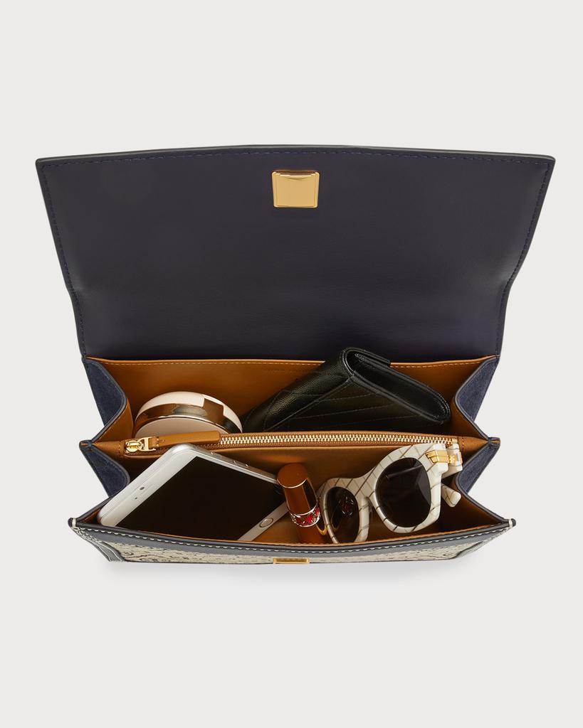 【関税送料込】Tory Burch Monogram jacquard ショルダーバッグ Tory Burch T Monogram Jacquard Shoulder Bag - Crossbody Bags