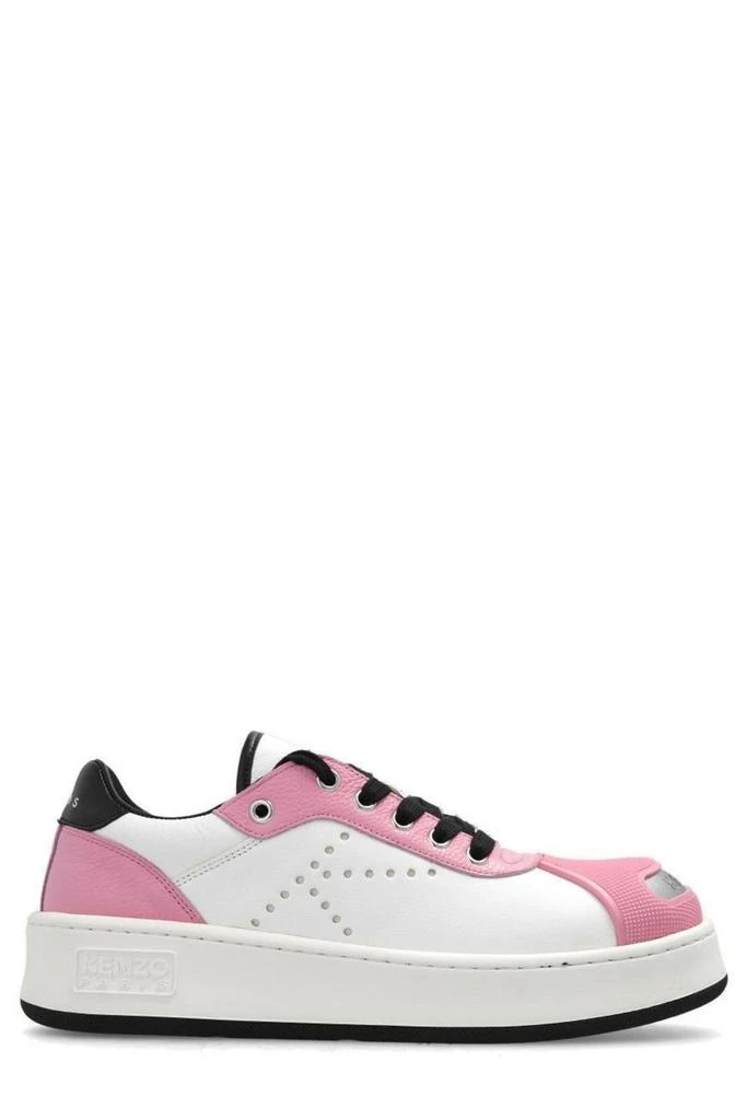 Kenzo Kenzo Hoops Contrasting-Toecap Low-Top Sneakers 1