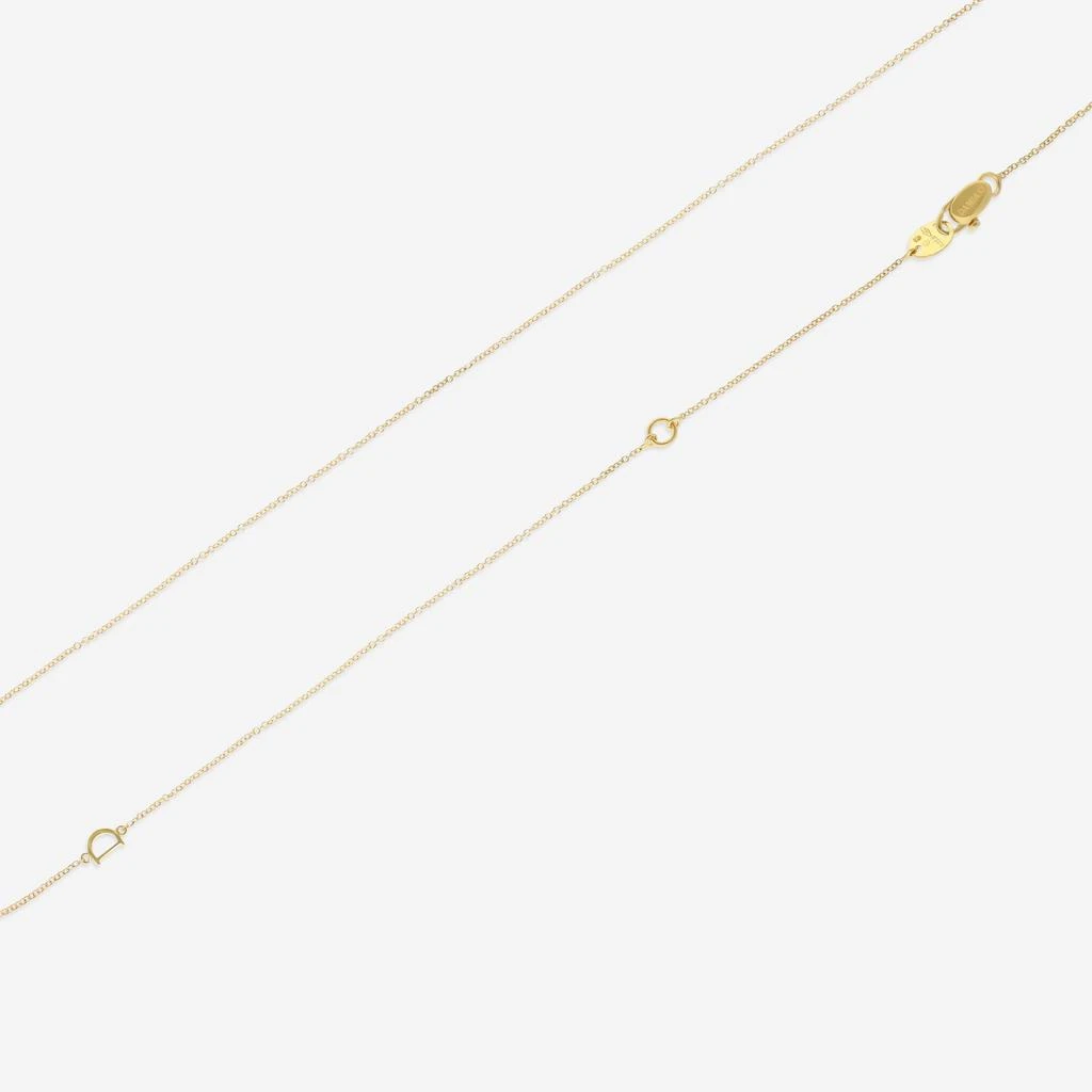 Damiani Damiani 18K Yellow Gold Diamond Pendant Necklace 20076845-copy 3