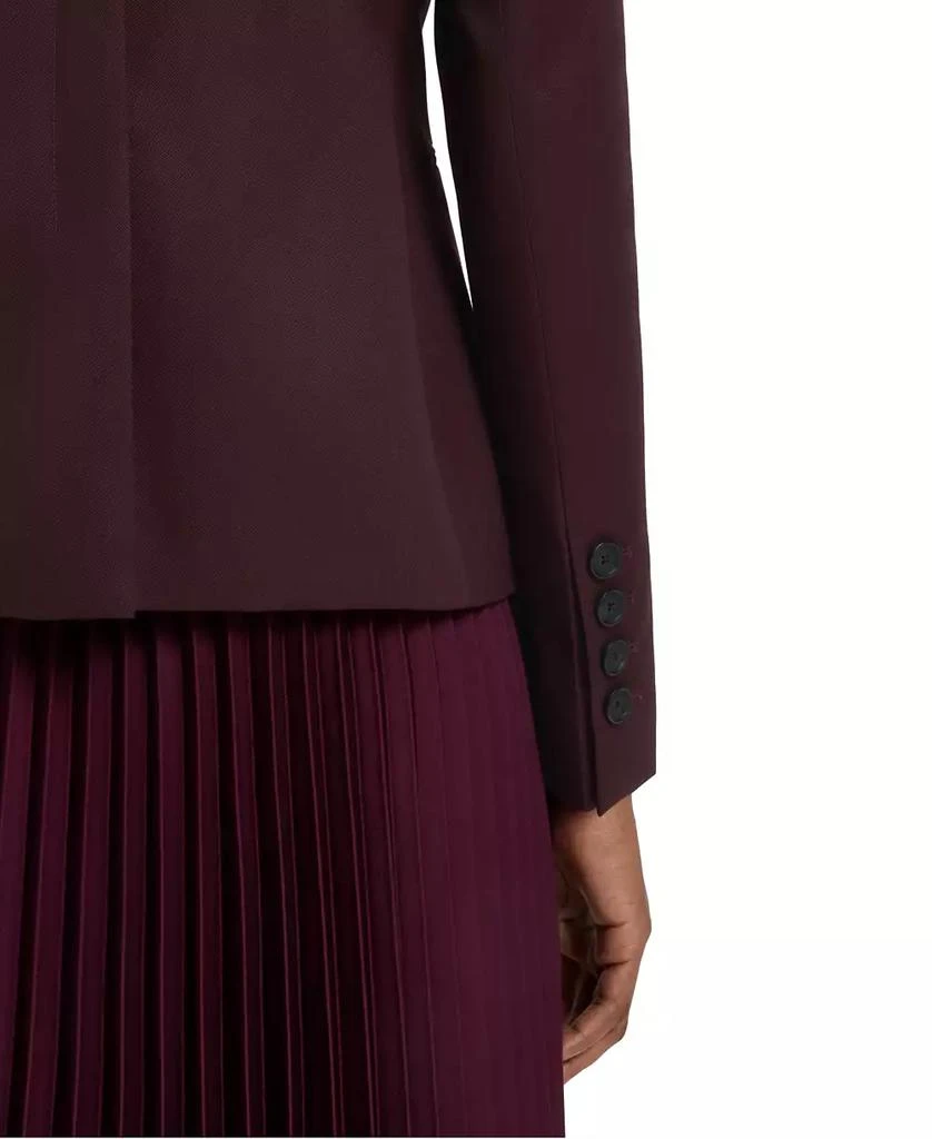 Hugo Boss Women's Virgin-Wool Twill Regular-Fit Blazer 4