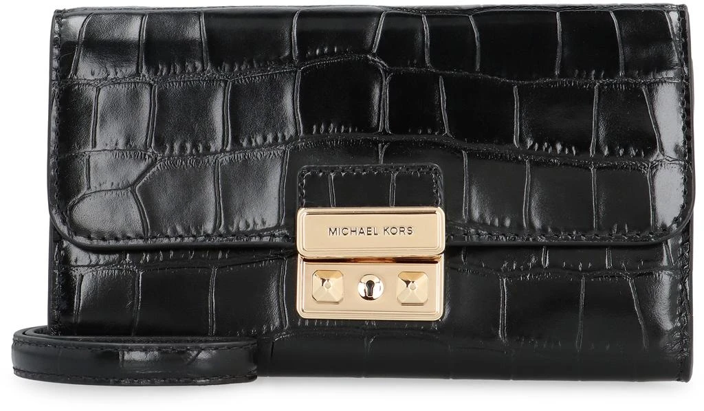 Michael Kors TRIBECA LEATHER WALLET ON CHAIN 2