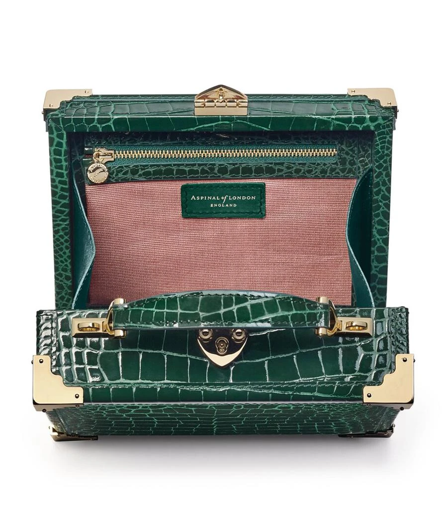Aspinal of London Mini Leather Trunk Clutch Bag 3