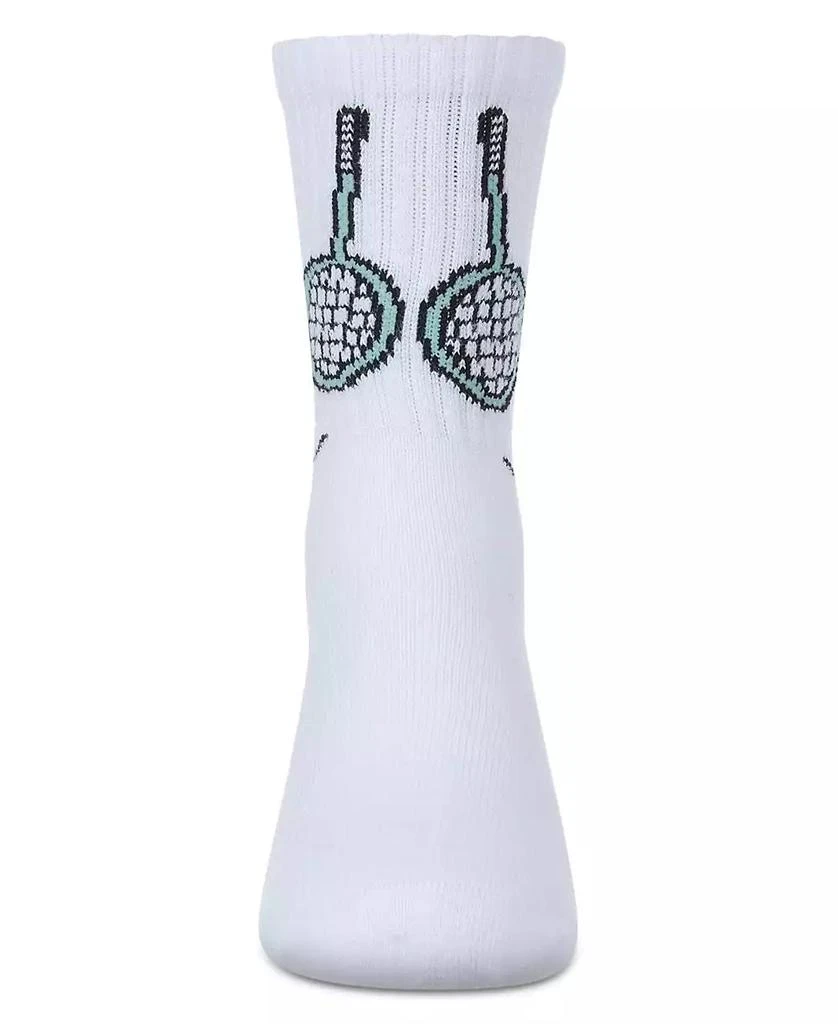 Memoi Girls
 Tennis Smiley Face Crew Socks 2